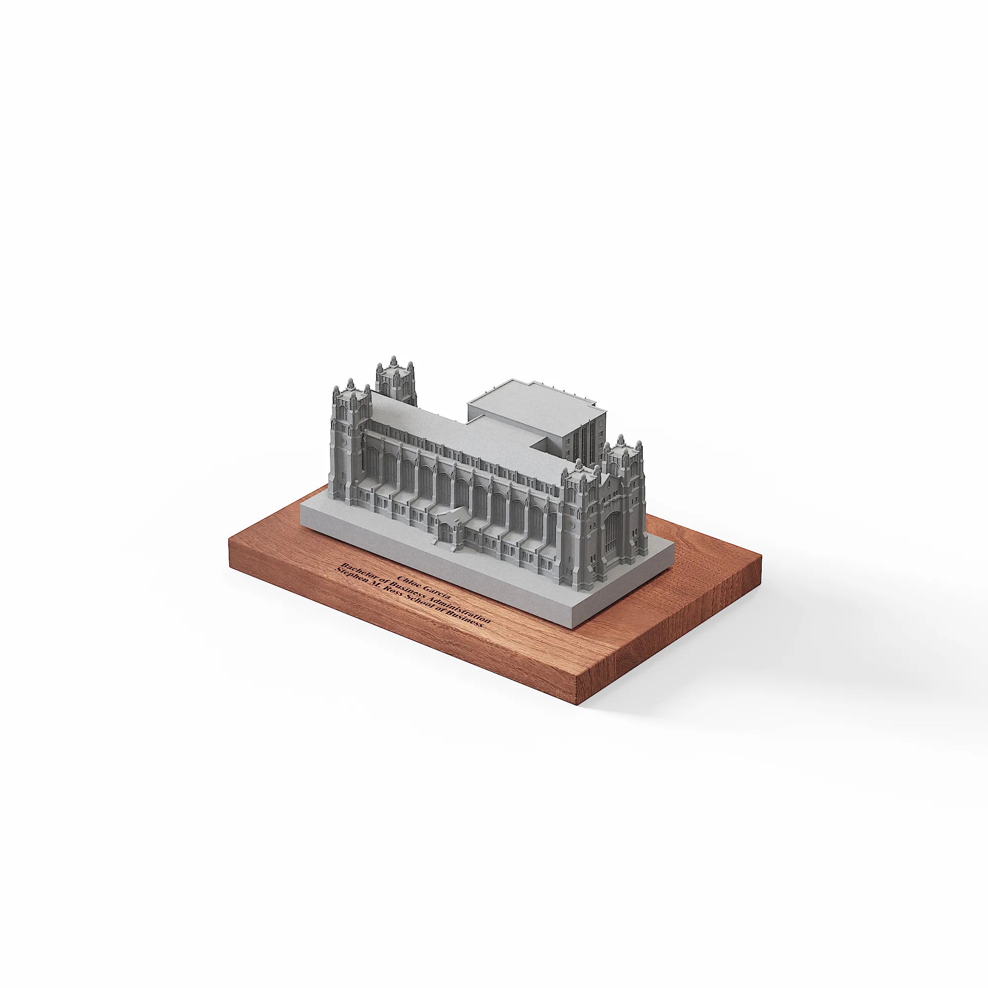 UMich Law Quad Concrete Model – University of Michigan Graduation Gift & Alumni Desk Decor