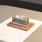 UMich Law Quadrangle – concrete model, top-down view