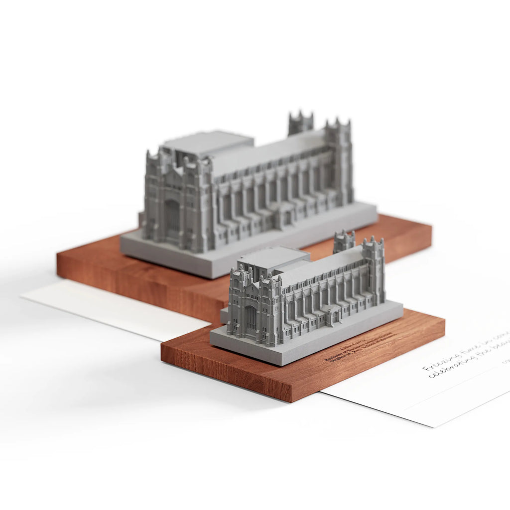 UMich Law Quadrangle – Concretime architectural miniature, studio shot