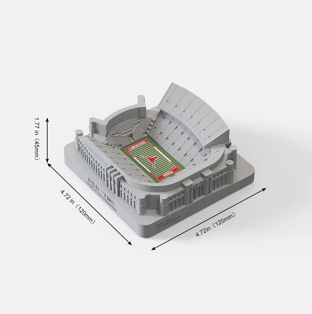 DKR-Texas Memorial Stadium Concrete Model – UT Austin Graduation Gift & Longhorns Keepsake