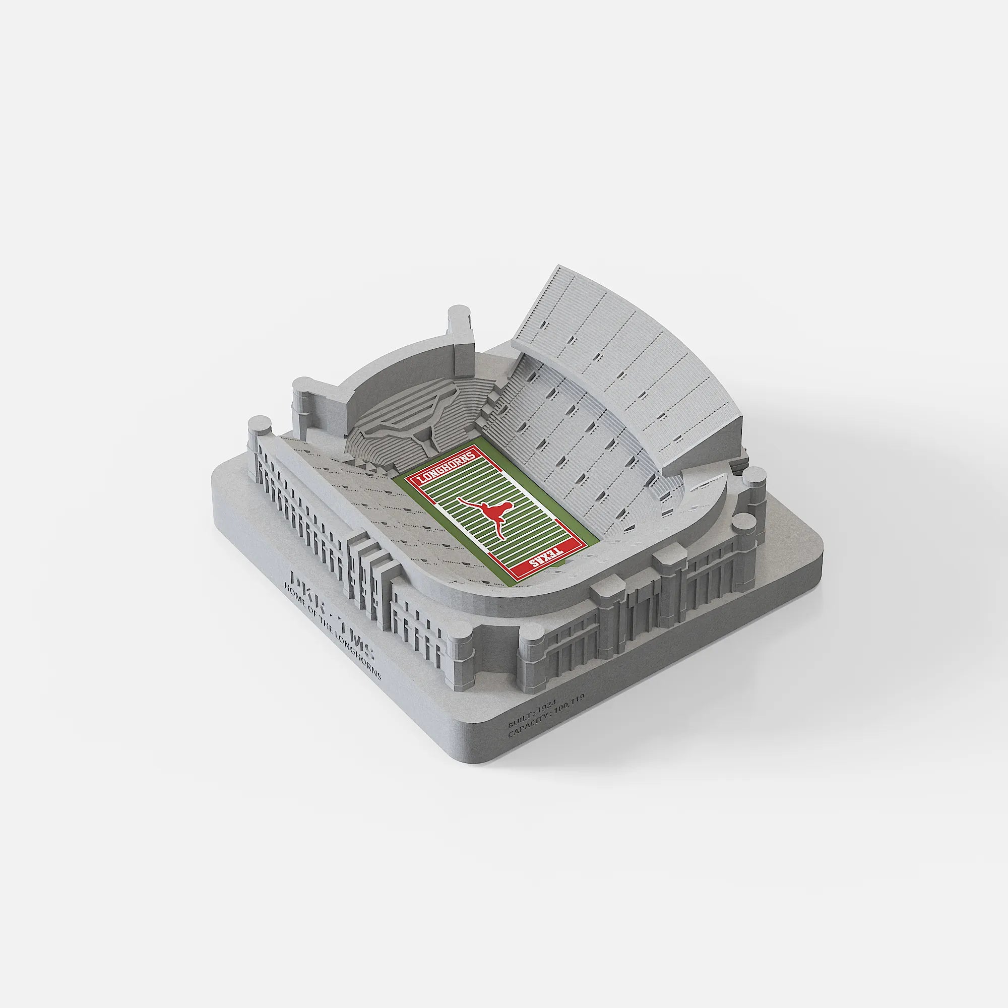 DKR-Texas Memorial Stadium Concrete Model – UT Austin Graduation Gift & Longhorns Keepsake