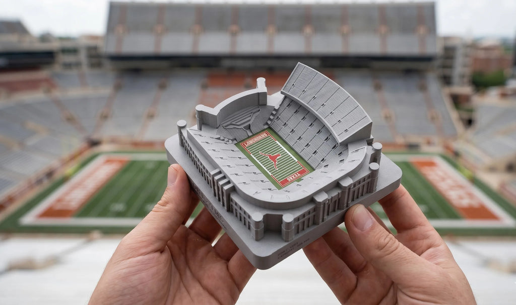 DKR-Texas Memorial Stadium Concrete Model – UT Austin Graduation Gift & Longhorns Keepsake