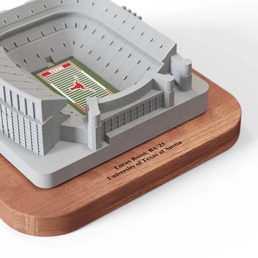 DKR-Texas Memorial Stadium Concrete Model – UT Austin Graduation Gift & Longhorns Keepsake