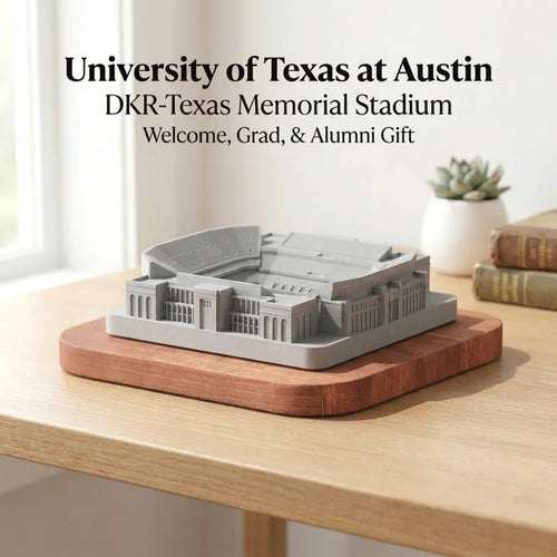 DKR-Texas Memorial Stadium Concrete Model – UT Austin Graduation Gift & Longhorns Keepsake