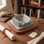 UT Austin DKR Memorial Stadium – concrete replica, detailed side view