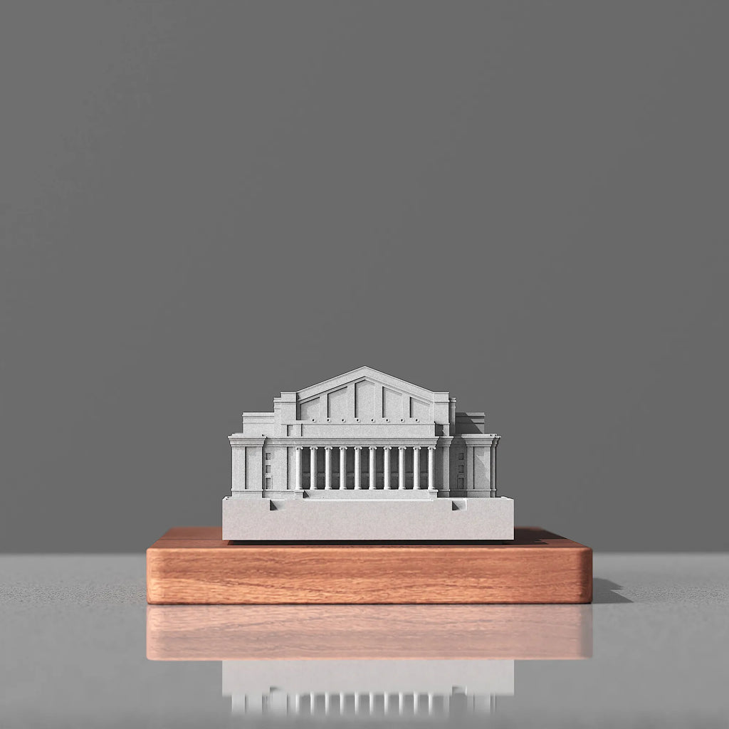 UMN Northrop Auditorium – Concretime architectural miniature, studio shot