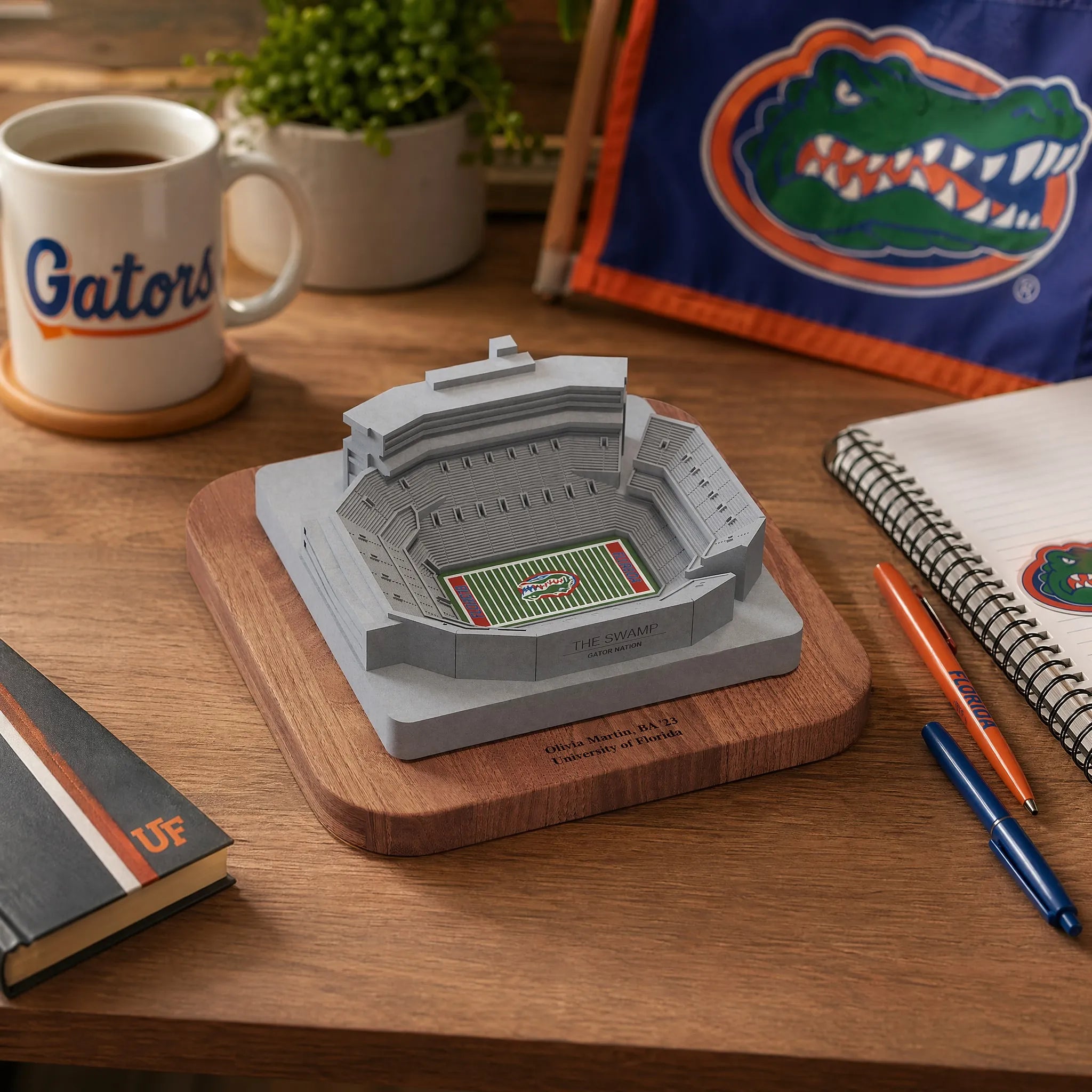 Ben Hill Griffin Stadium Concrete Model – UF Gators Graduation Gift & Alumni Keepsake