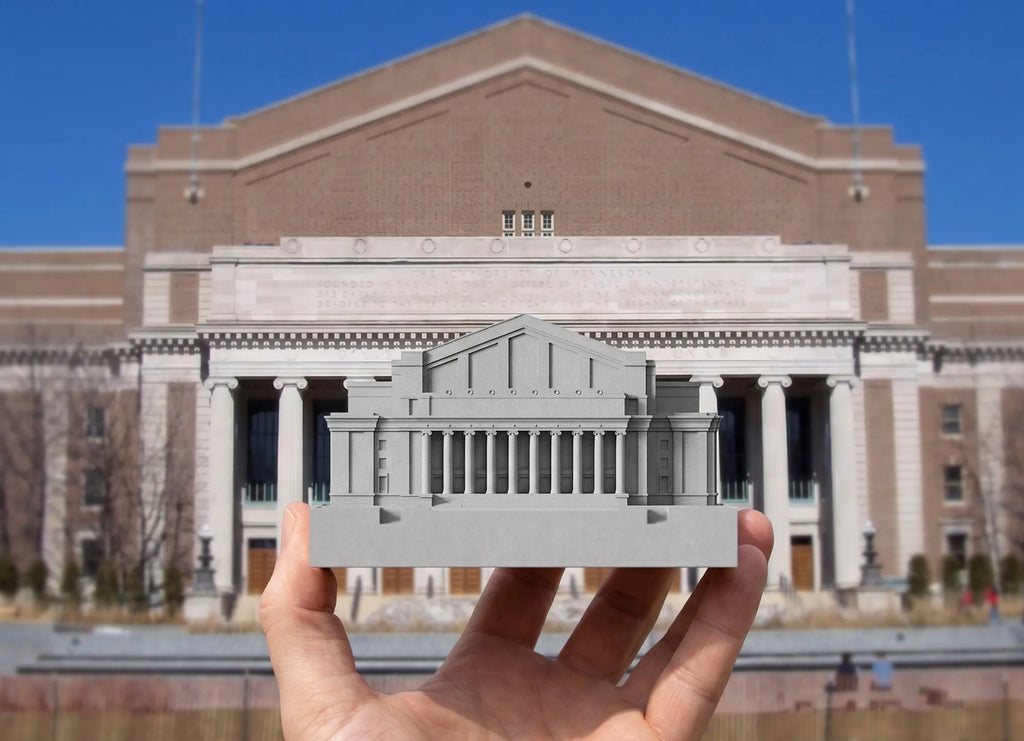 University of Minnesota Northrop Auditorium Concrete Model | UMN Graduation Gift