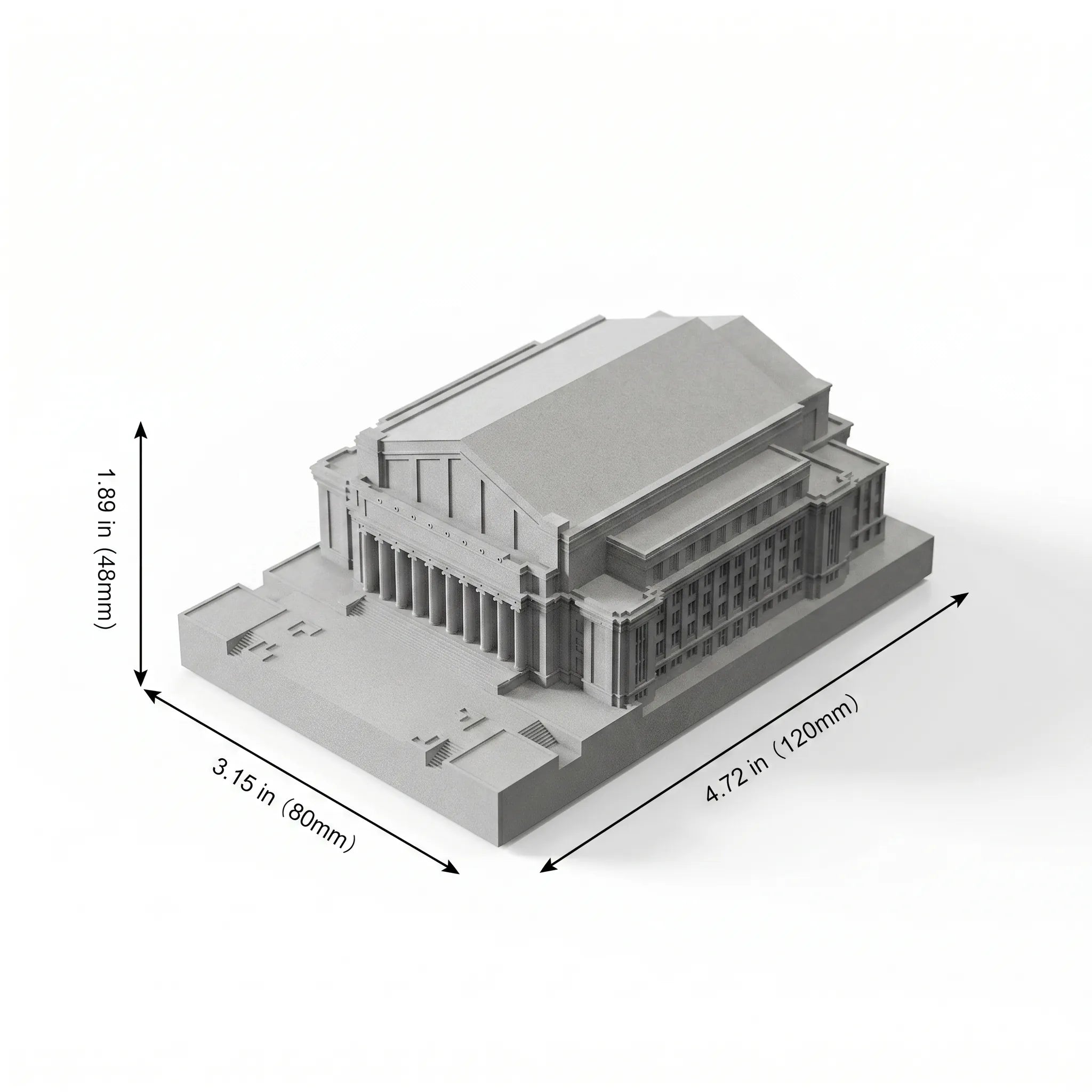 University of Minnesota Northrop Auditorium Concrete Model | UMN Graduation Gift