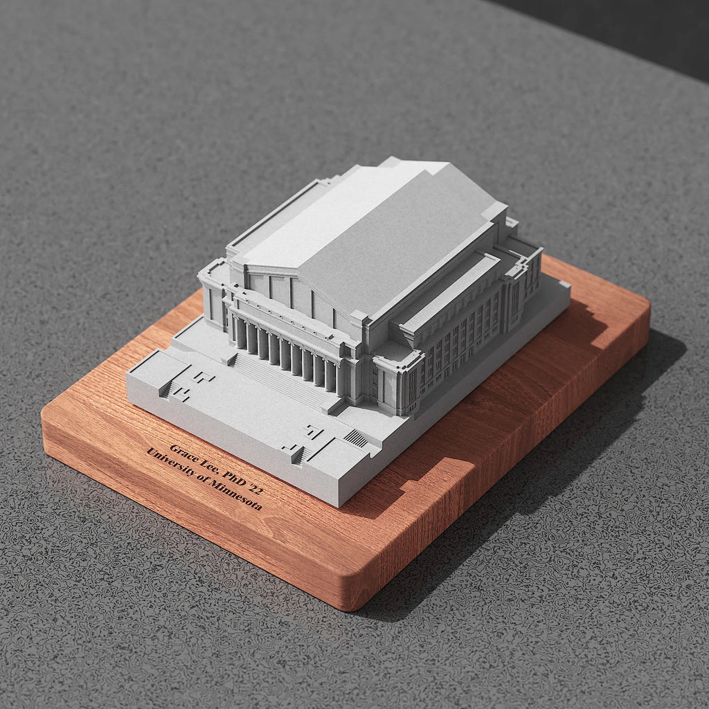 University of Minnesota Northrop Auditorium Concrete Model | UMN Graduation Gift
