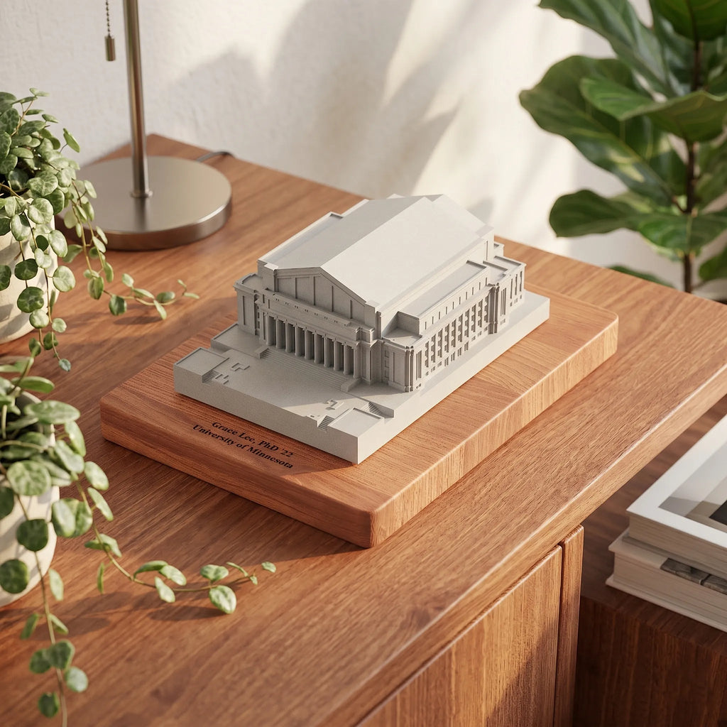 University of Minnesota Northrop Auditorium Concrete Model | UMN Graduation Gift